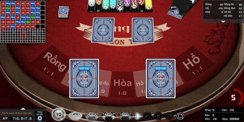 Các cửa cược phổ biến trong rồng hổ VSBET