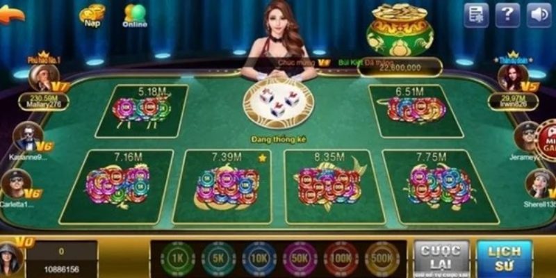 Nhiều phòng chơi với mức cược khác nhau